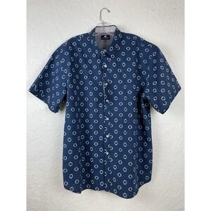 Michael Brandon Los Angeles Men's Shirt Blue collared size XXL‎ Retail $58.00